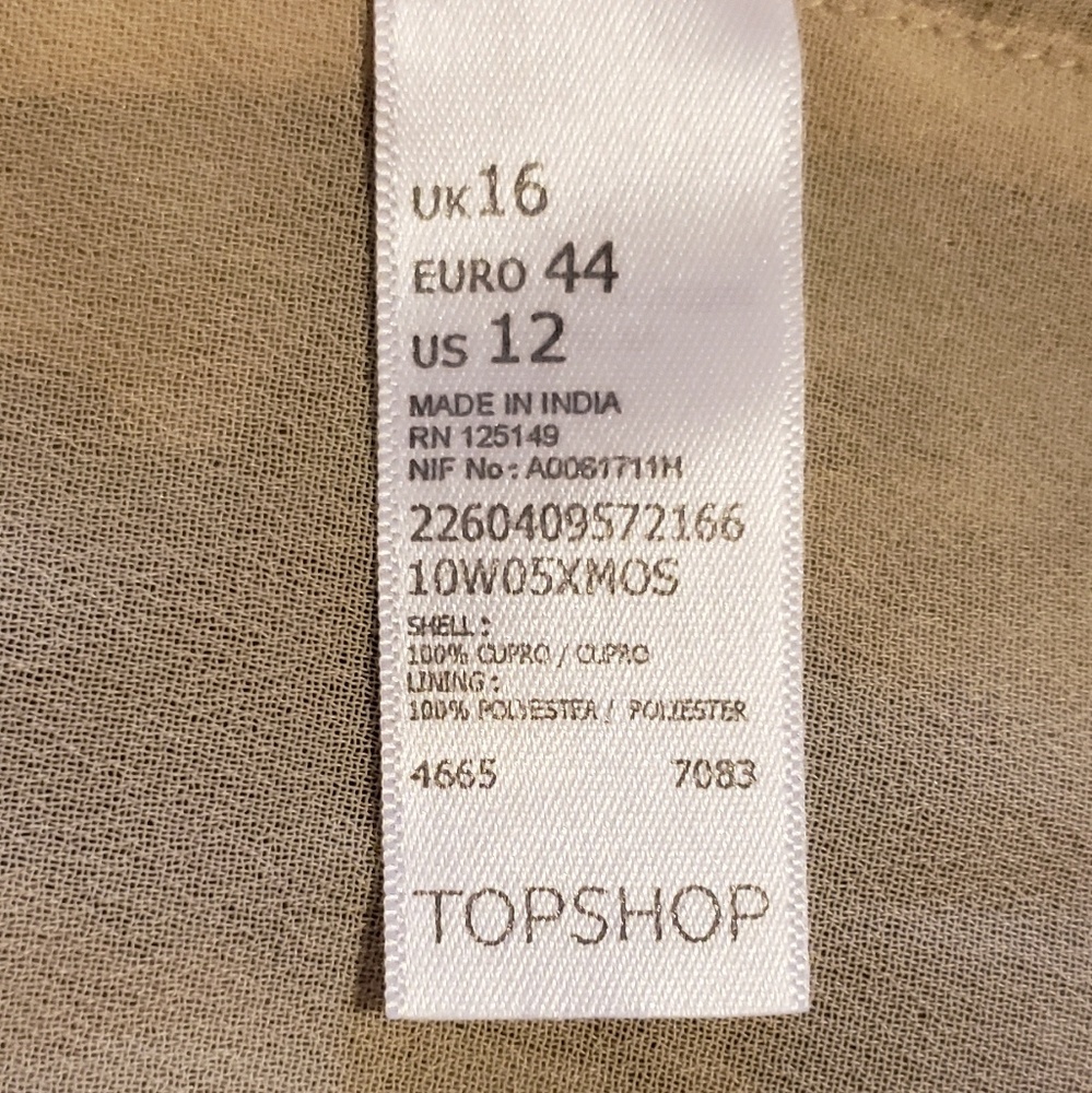 Topshop Patterned Spaghetti Strap Midi Dress - image 7